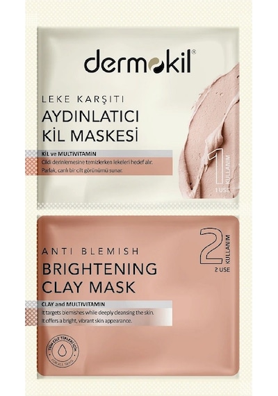 Dermokil Maske Leke Karşıtı Aydınlatıcı Maske 2x7.5 Ml