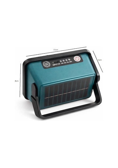 50w Solar Led Projektör 6500k Ultra Güçlü Kamp Lambası Bahçe Aydınlatması