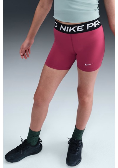 Nike Pro Dri Fit Girl's 2 İnch Shorts Kız Çocuk Tayt Şort Kırmızı