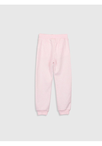 LC Waikiki Lcw Kids Pembe Kız Çocuk Jogger Eşofman Altı Pembe Melanj E6r