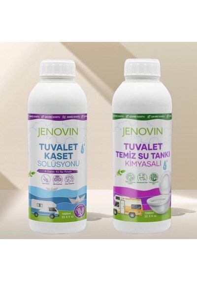 Jenovin Sifon Temizliği Karavan & Tekne Tuvalet Kimyasalı 1L - Katı Atık Parçalama Lavanta Kokusu