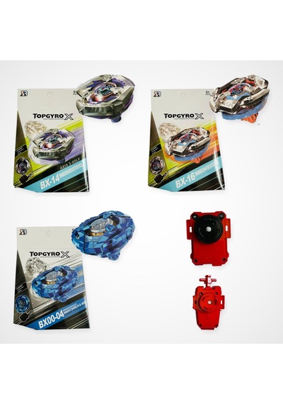Beyblade X Serisi Set 3 Beyblade 2 Fırlatıcı - Bx-14, Bx-16, Bx00-04