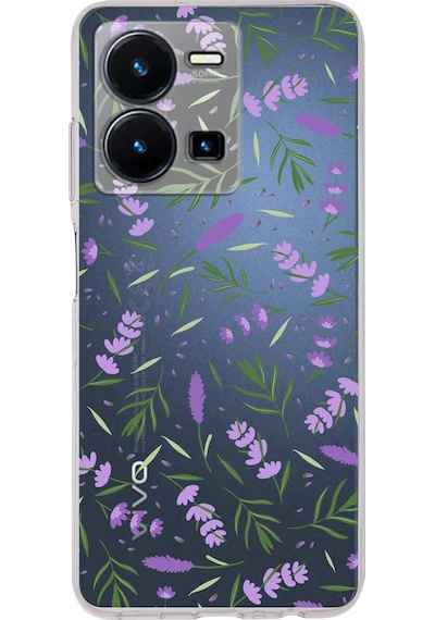 Vivo Y35 İle Uyumlu Water Color 3 Kamera Korumalı Şeffaf Kılıf Şeffaf