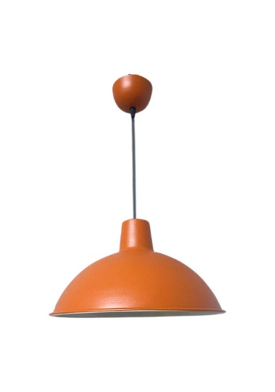 Rsylight Retro Metal Rustik Dekoratif Turuncu Tekli Sarkıt Avize Çap:31 Cm