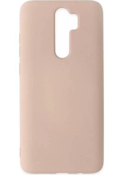 Newface Xiaomi Redmi Note 8 Pro Kılıf Nano İçi Kadife Silikon - Pudra