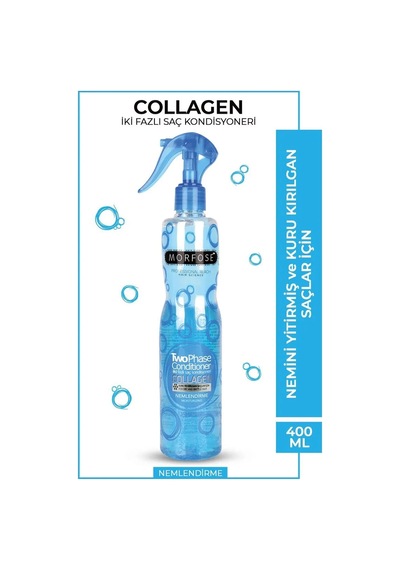 Jenerik Kolajen Çift Fazlı Kondisyoner Fön Suyu 400 Ml - Mrfs