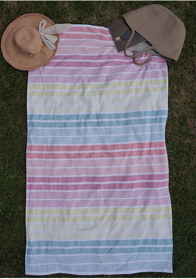 %100 Pamuk 90x160 Cm Unisex Plaj Havlusu Baveno Desen004