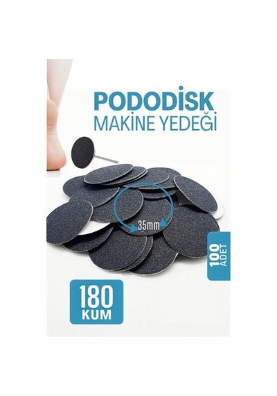 Zenvac 35 Mm Pododisk - Nasır Sökücü Pedikür Makinesi Yedek Pedler 100 Adet 722074 Zenvac29