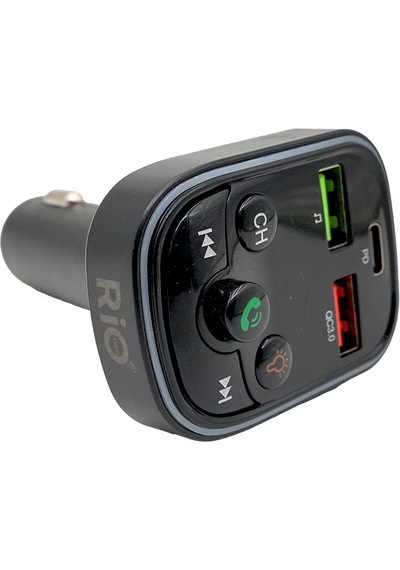 Bluetooth Destekli Araç Şarj Ve Fm Verici Hızlı Şarj Qc3.0 Usb-c Pd Portlu
