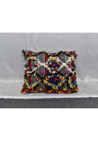 Zehra Abla Halı Yeni El Dokuma Dekoratif Kilim Kırlent Yastık Kılıfı 6908 Çok Renkli