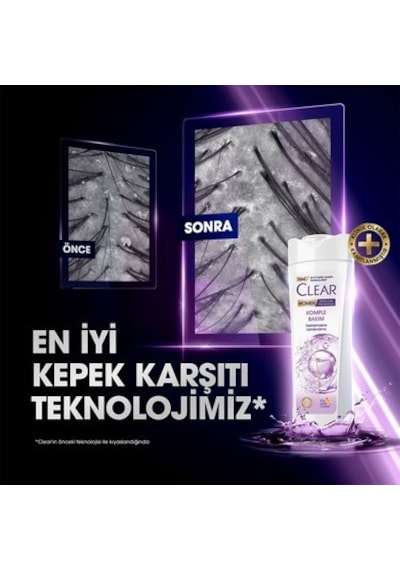 Kepeğe Karşı Etkili Komple Bakım Şampuanı 350 Ml
