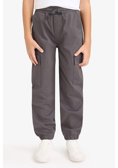 Defacto Erkek Çocuk Kargo Jogger Gabardin Pantolon G6424a826spar126 Antrasit-ar126