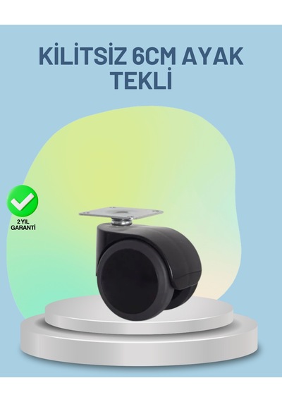 Mobilya Tekerleği 6 Cm Kilitsiz Tekli Satış Diğer