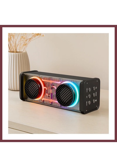 Storeşahin Taşınabilir Bluetooth Hoparlör 20w Usb Şarjlı Işıklı Shn0720