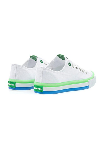 United Colors Of Benetton Benetton Bn-30175 Çocuk Convers Ayakkabı BN-30175-R0302 Beyaz - Yeşil United Colors Of Benetton Benetton Bn-30175 Çocuk Convers Ayakkabı BN-30175-R0302 Beyaz - Yeşil