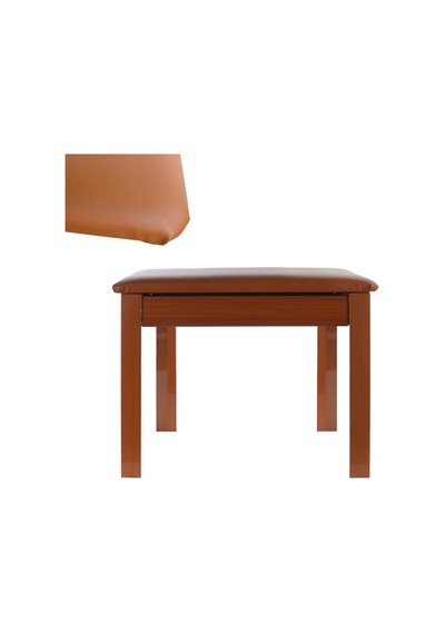 Midex Tbx-144or Üst Kalite Piyano Taburesi Gizli Bölmeli Turuncu Renk 32x54x48