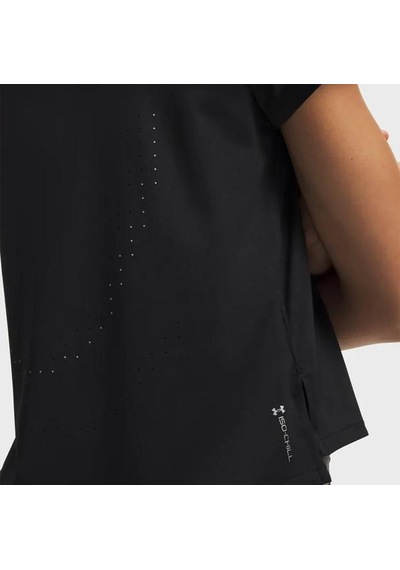 Under Armour Velociti Pro Kadın Siyah Polo Yaka Tişört