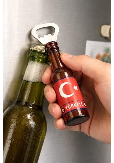 Magnetli Şişe Açacak Türkiye Temalı Buzdolabı Magnet Açacak Dekoratif Açacak Hediyelik