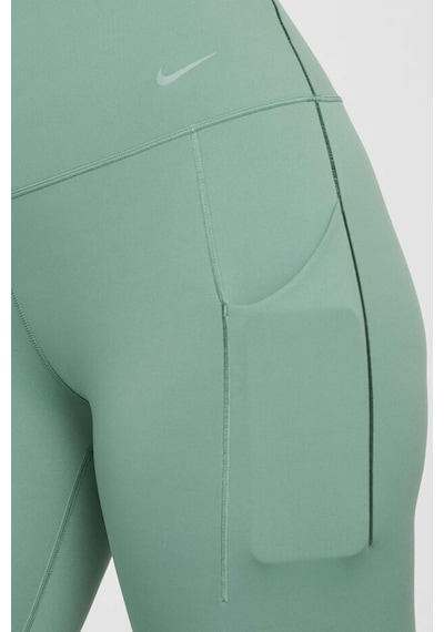 Nike Universa Medium Support High Rise Full Length Kadın Yüksek Bel 2 Cepli Toparlayıcı Tayt Yeşil