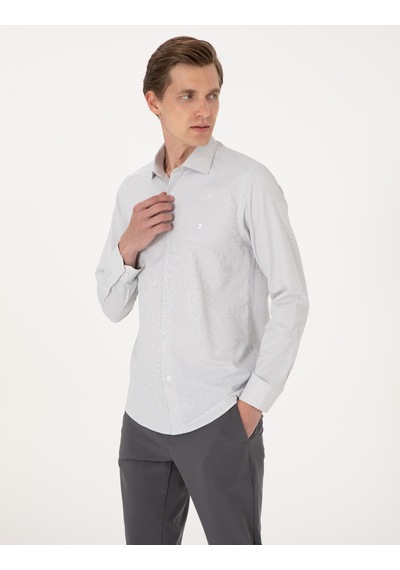 Pierre Cardin Erkek Haki Gömlek Desenli 50306074-vr027 Haki