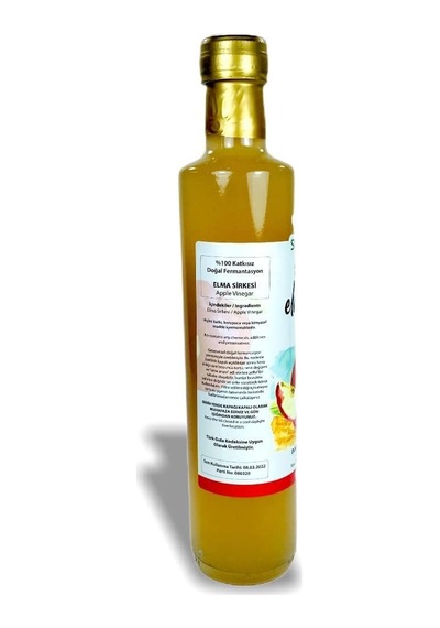 Sarıbahçe Elma Sirkesi 500 Ml - Doğal Fermente
