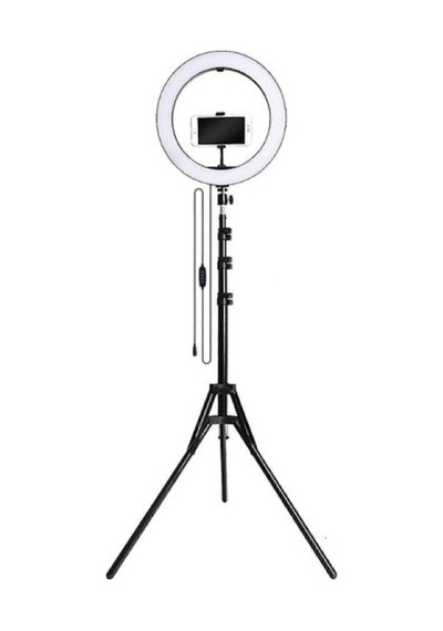 Lrsm Led Işıklı Ring Light Tripod Selfie Makyaj Işığı Youtuber & Kuaför Çekim Işığı