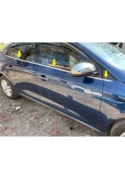 Renault Megane Krom Cam Çıtası 6 prç  2016 - 2022