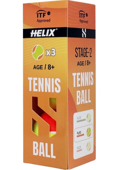Helix Tenis Topu 8+ Yaş 3lü Ht-200 Ttf&ıtf Onaylı