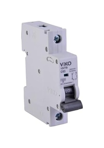 10vtb-1c63 Otomatik Sigorta 10ka C Tipi 1 Kutup 63a