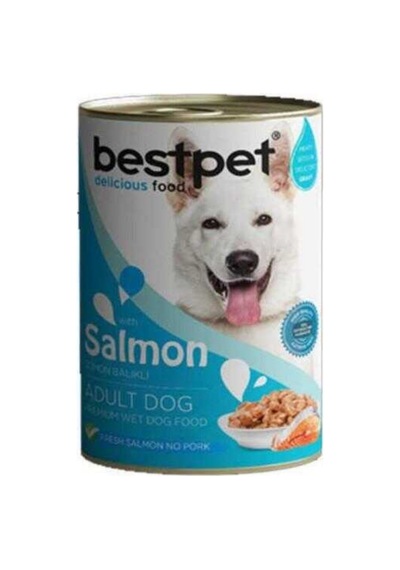 Bestpet Jöle İçinde Parça Etli Balıklı Konserve Yetişkin Köpek Maması 400 Gr