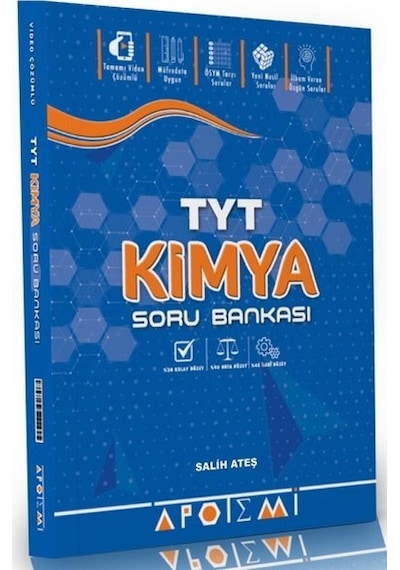 TYT Kimya Soru Bankası -  Apotemi Yayınları