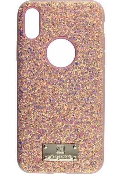 Air Jacket Apple Uyumlu  iPhone Xs Simli Arka Koruma Kılıf