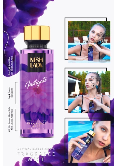 Nishlady Instigate  Body Mist Vegan Vücut Spreyi 260 ML
