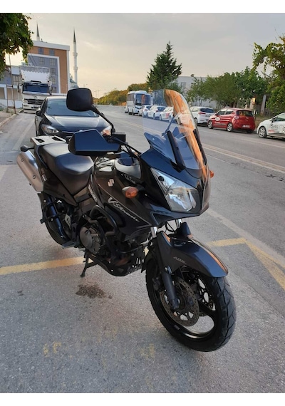 Motocam Suzuki V-strom Dl 1000 Ön Cam 2004-2010 Model 45cm Şeffaf Renkli 4mm