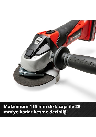 Einhell TE-AG 18/115 Li - Solo Akülü Avuç Taşlama - 4431110