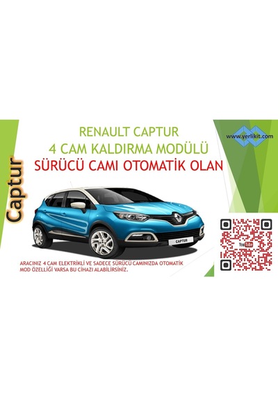 Renault Captur 4 Cam Kaldırma Modülü