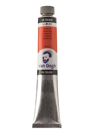 Talens Van Gogh Yağlı Boya 200 Ml 311 Vermilion Karışık, Çok Renkli