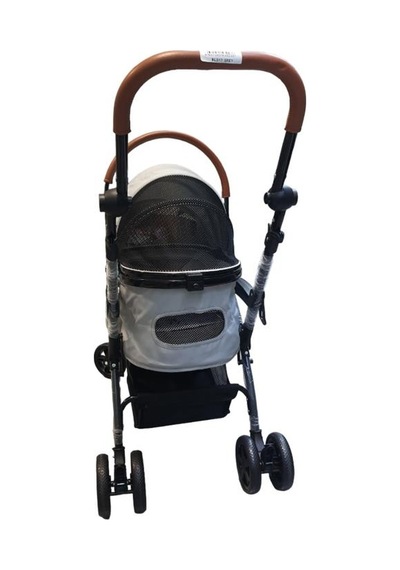 Tommy Evcil Hayvan Arabası 76,5x48x99cm Gri Max 15 Kg