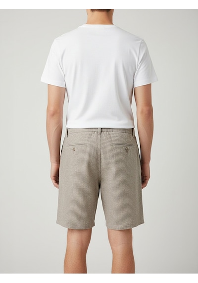 Only & Sons Onsleo Tap Lın Mıx 0006 Shorts Erkek Kahverengi Şort - 22036888