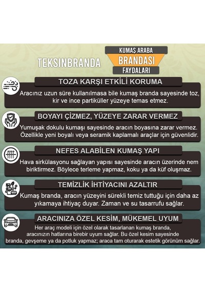 Citroen Ami Buggy 2025 - Araba Brandası Mavi Kumaş Toz Geçirmez Oto Branda