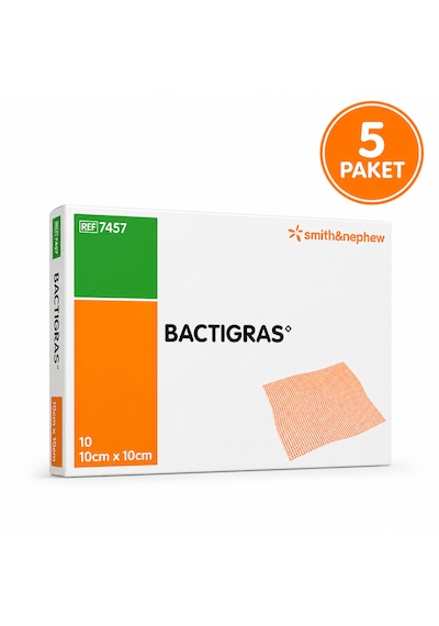 Bactıgras Yara Örtüsü 10 10cm 5 Paket