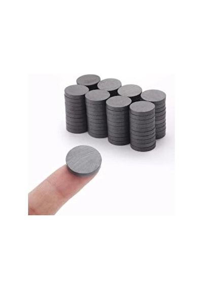 50 Adet, Yuvarlak Mıknatıs, Çok Amaçlı, Süsleme Mıknatısı, 14x3mm Ferrit Magnet