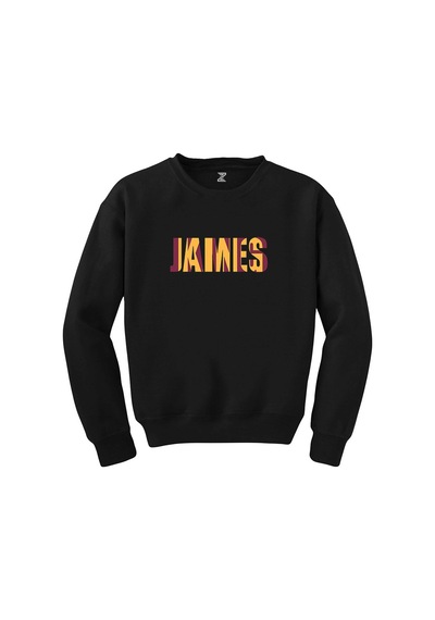 Lebron James Yazı Siyah Sweatshirt Siyah