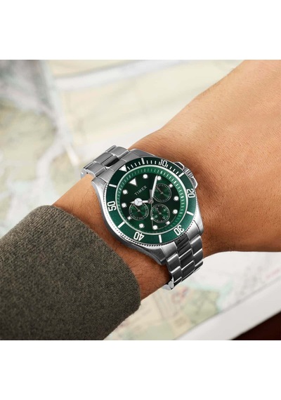 Timex Tw2y33200 Erkek Kol Saati Metalik Gri