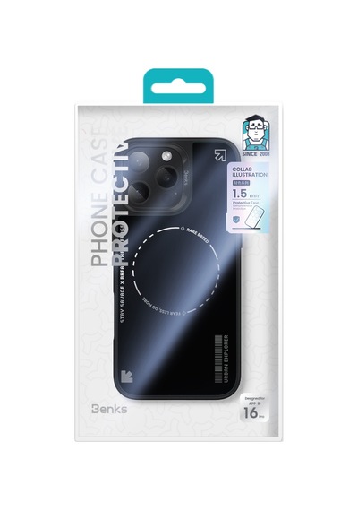 Apple iPhone 16 Pro Max Uyumlu Kılıf Magsafe Özellikli Benks Dynamic Basis Kapak Siyah