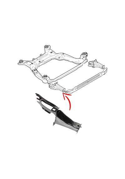 Volvo Xc60 Travers Uç Bağlantı Demiri Alt Sağ 2009 2017