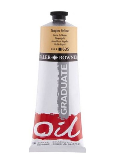 Daler Rowney Graduate Yağlı Boya 200 ML 635 Naples Yellow