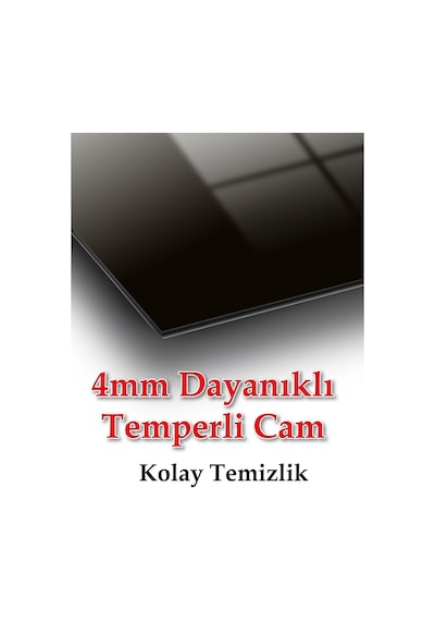 Allah Lafzı Kufi Cam Tablo İslami Dini Modern Ev Ofis Salon Hediyelik Büyük Tablo Duvar Dekoru