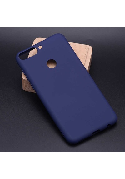 Huawei Y7 2018 Kılıf Zore Premier Silikon Kapak Siyah