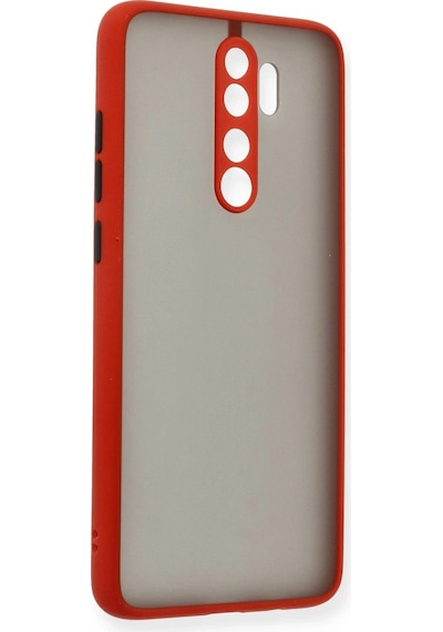Gld-spt- Newface Xiaomi Redmi Note 8 Pro Kılıf Montreal Silikon Kapak - Kırmızı